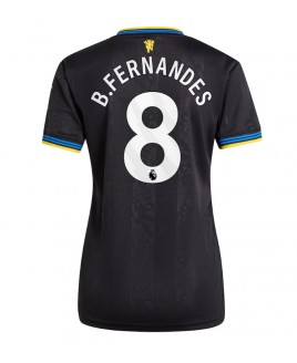 Günstige Manchester United Bruno Fernandes #8 3rd trikot Damen 2025-26 Kurzarm